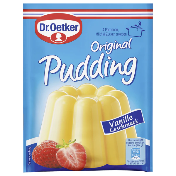 vaniljepudding, 3 x 37 g