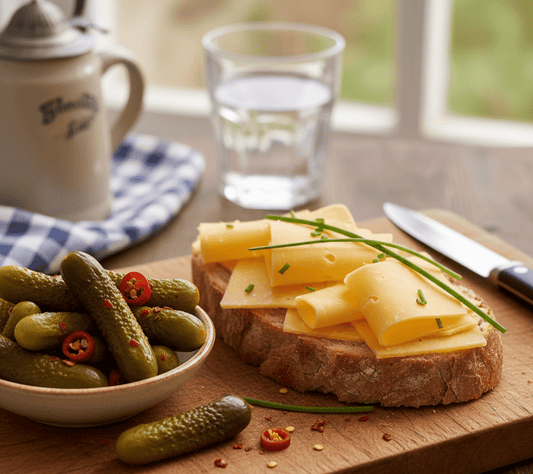 Cornichoner med chilli, 350g - NORMAE