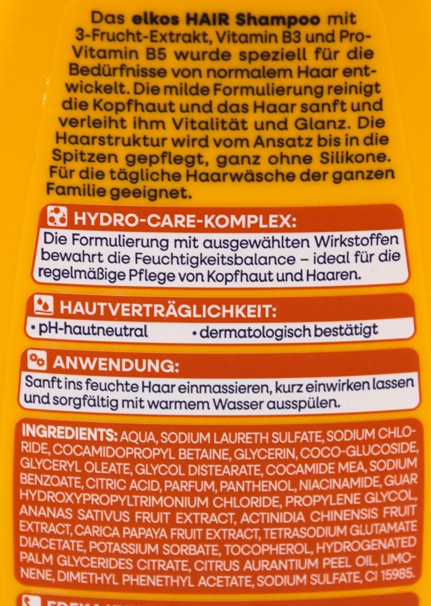 Frukt - og vitaminsjampo 500 ml - DEALS - OF - NORWAY