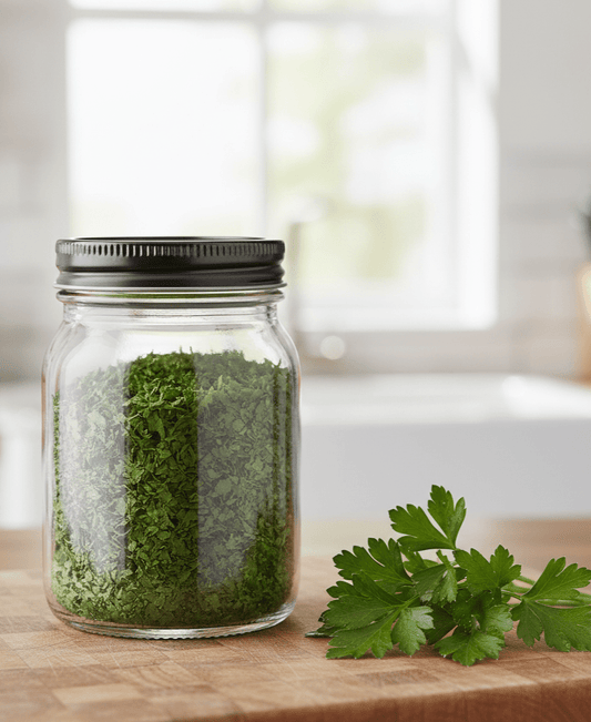 Frysetørket persille, 15 g glass - NORMAE