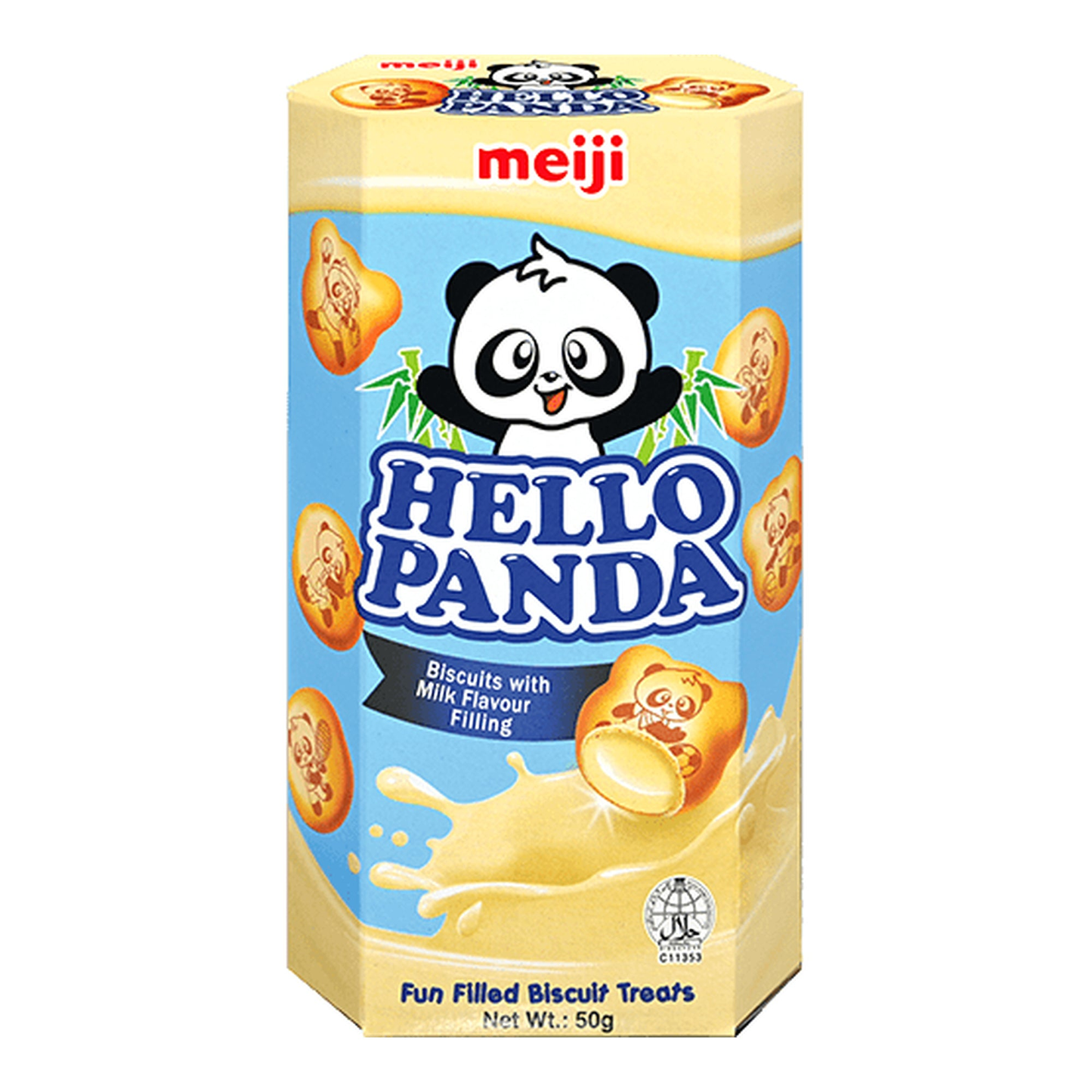 Hello Panda - kjeks med melkekremfyll 50 g - DEALS - OF - NORWAY