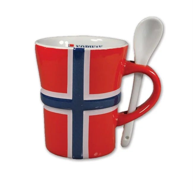 Krus m/skje, Flaggrelieff, Stort - DEALS - OF - NORWAY