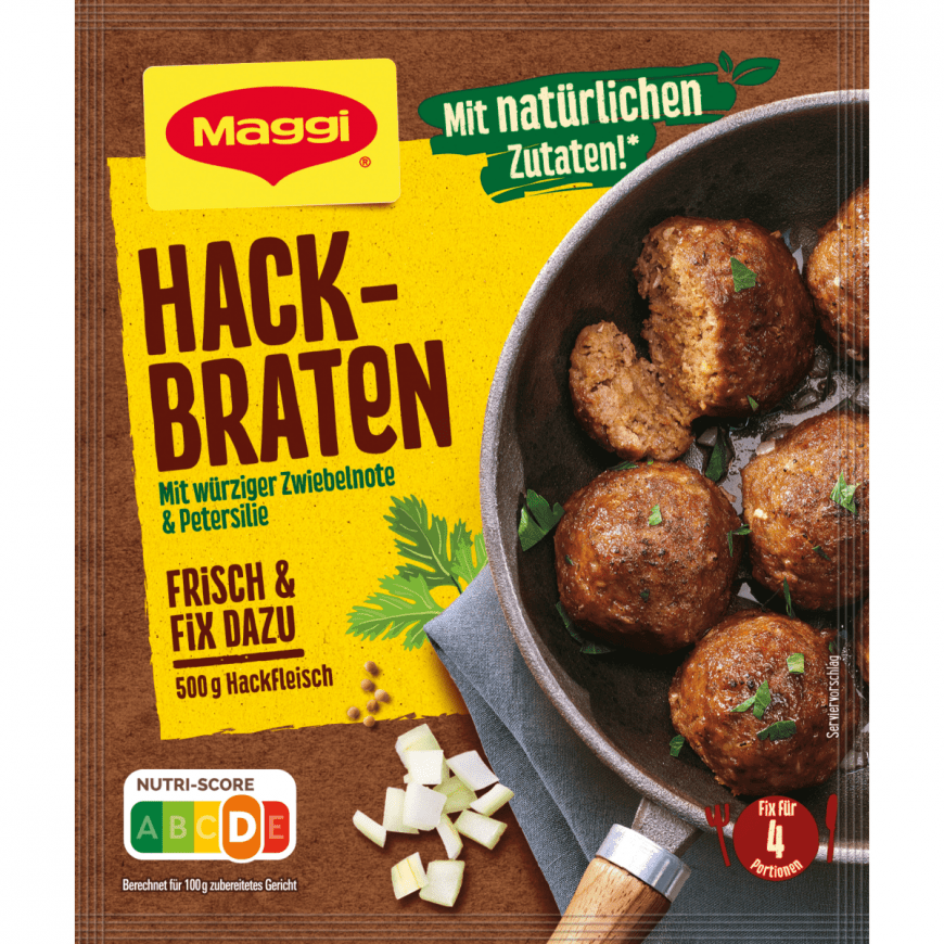 Pakning med Maggi kjøttkake, 70 g – DEALS-OF-NORWAY