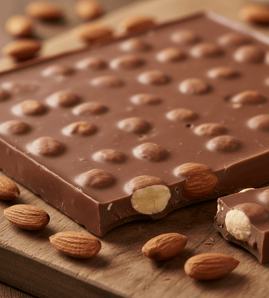 Melkesjokolade med hele mandler, 100 g - NORMAE