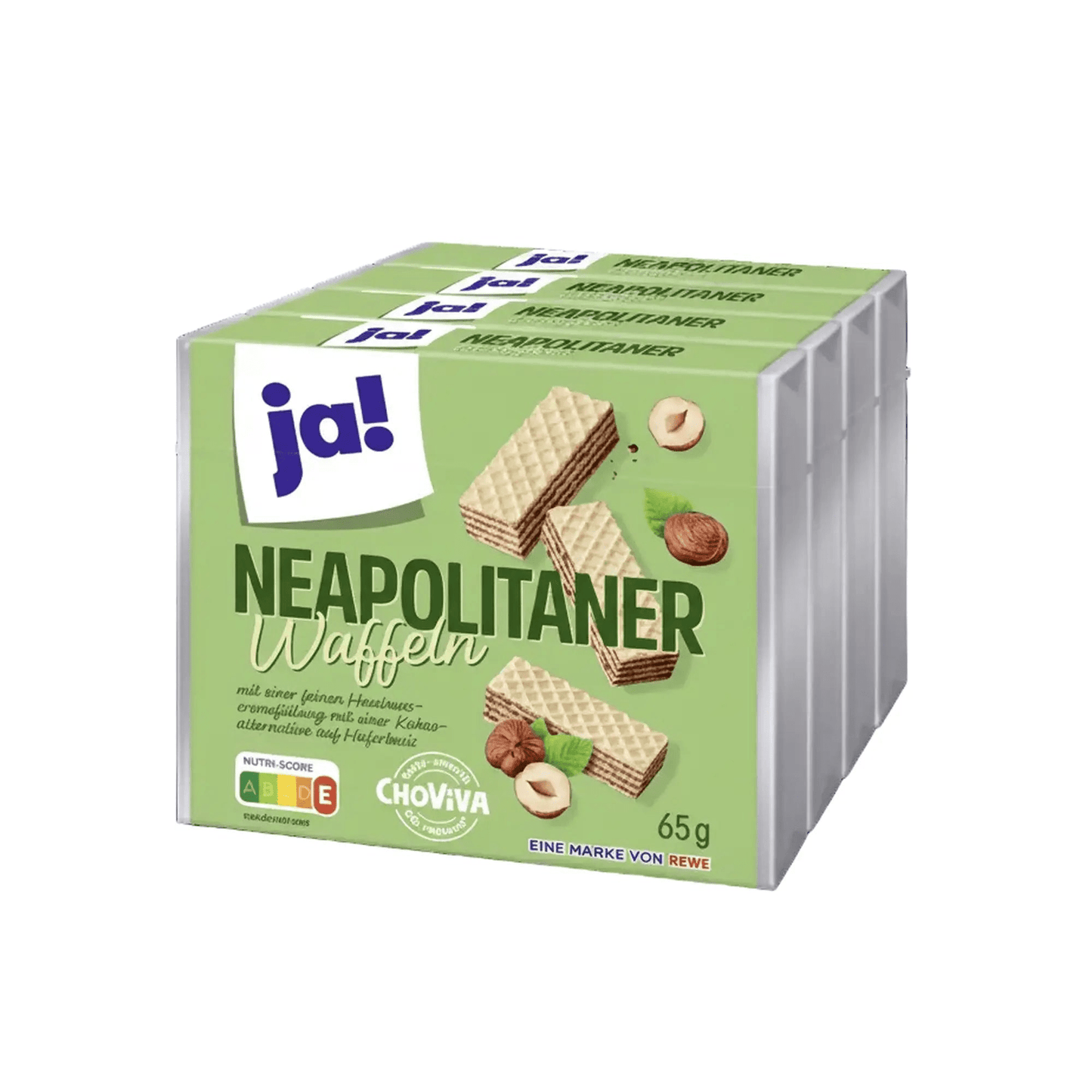 Napolitanske vafler 4 x 65 g - DEALS-OF-NORWAY