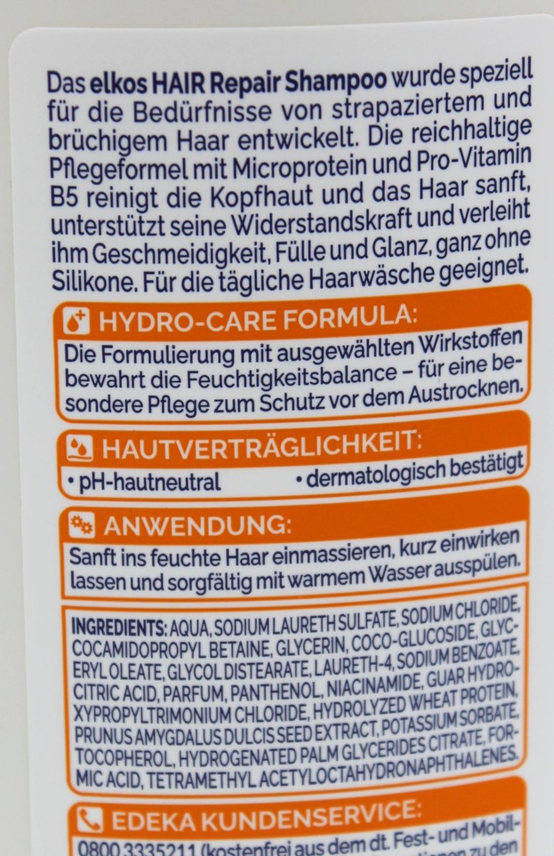Reparerende sjampo 500 ml - DEALS - OF - NORWAY