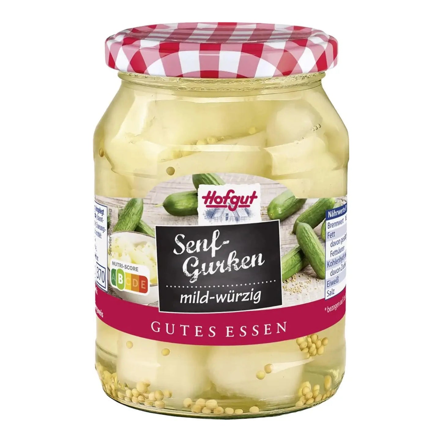 Sennepsagurker, 370 ml glass - DEALS-OF-NORWAY