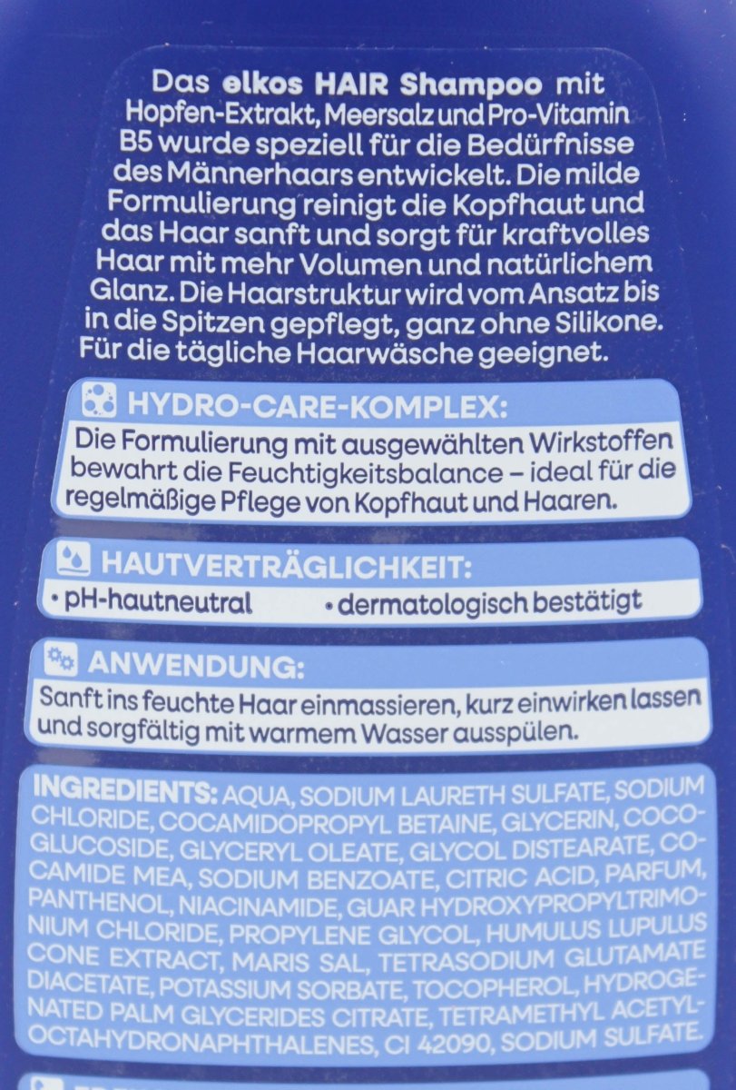 Sjampo med humle og havsalt 500 ml - DEALS - OF - NORWAY