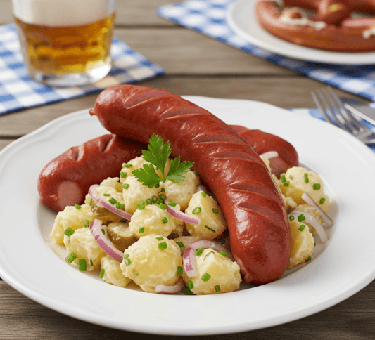 skinkepølser 5 stk. i glass på 250 g - NORMAE