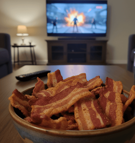 Snacks med bacon, mais og ris 125 g - NORMAE