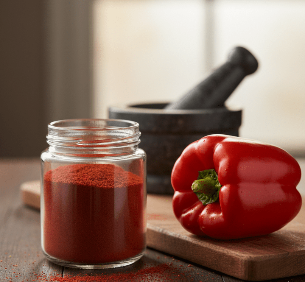 søt paprika, 50 g glass - NORMAE