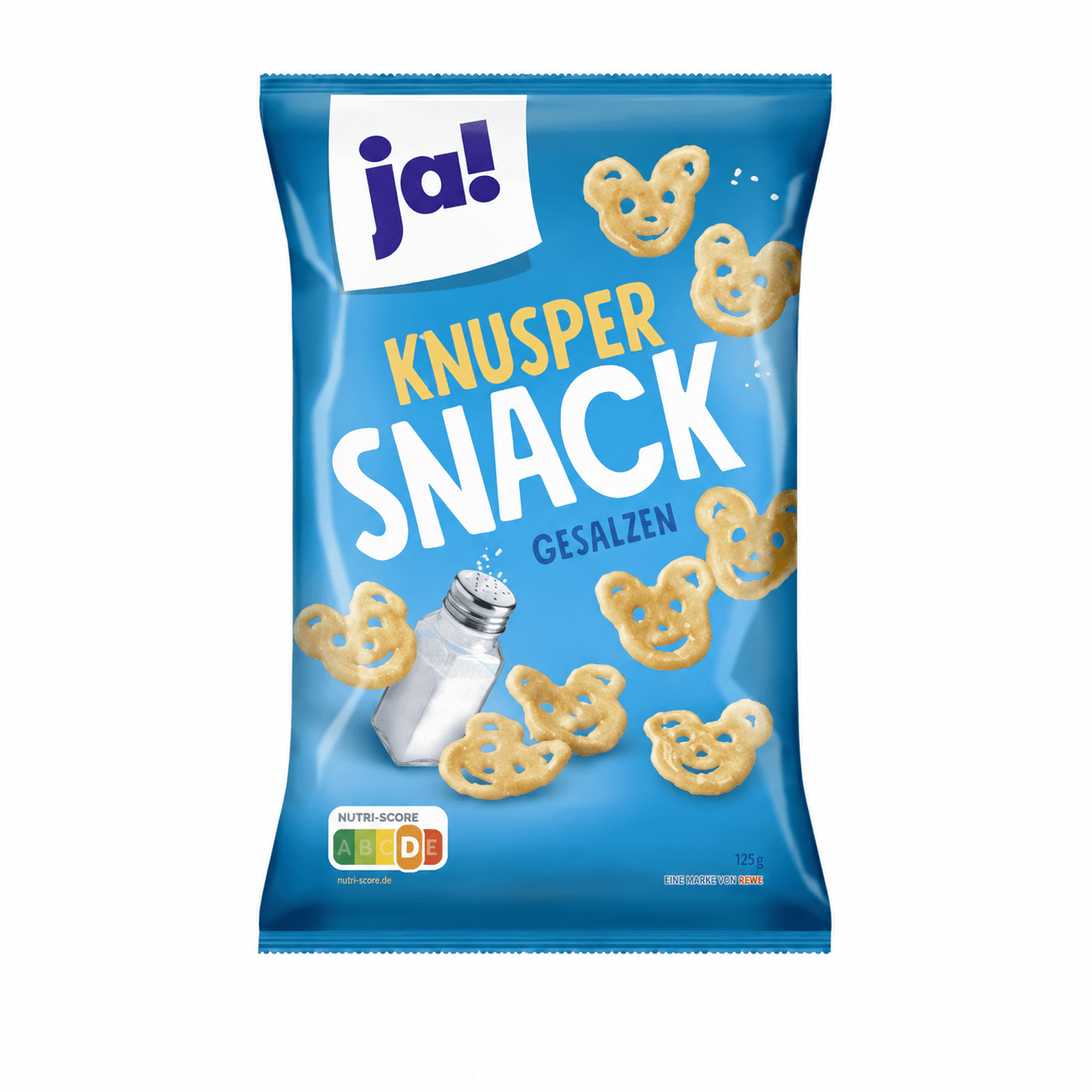 Sprø snack, saltet, 125 g - DEALS-OF-NORWAY