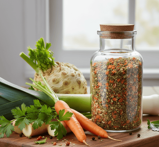 suppegrønnsaker, 35 g glass - NORMAE