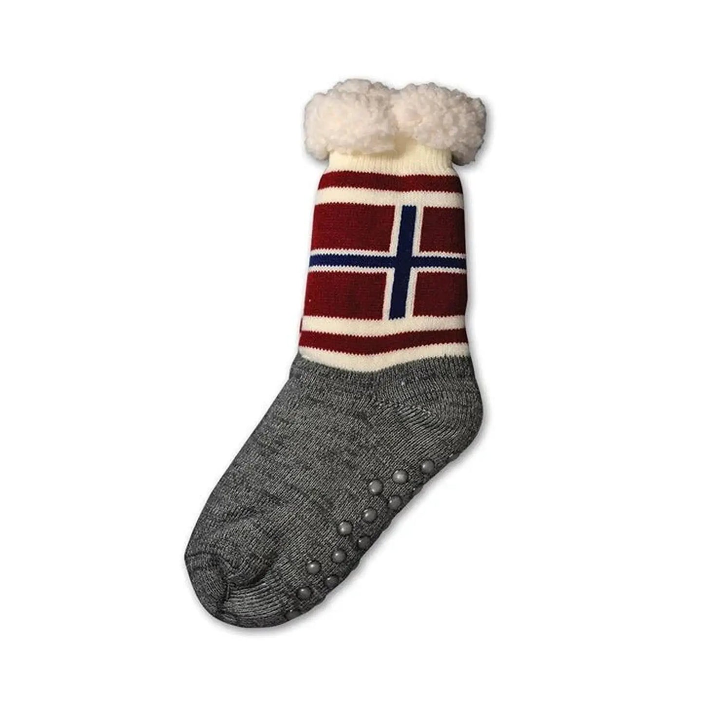 Tykke sokker m/teddyfor, Flagg, 29 - 35 - NORMAE