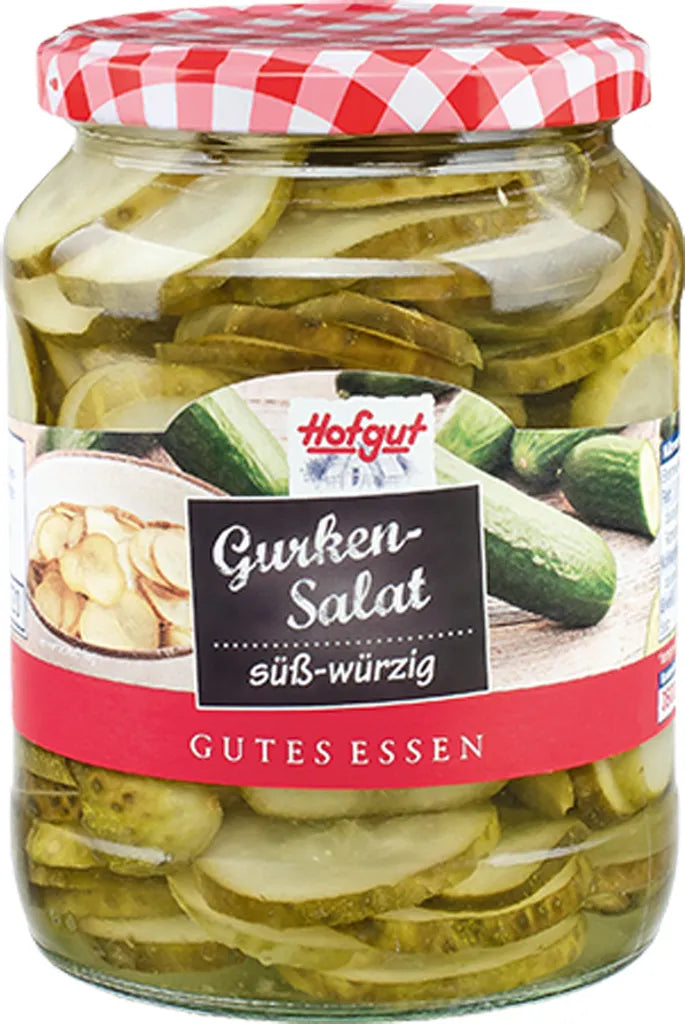 Agurksalat, søt og krydret, etter klassisk oppskrift, 720 ml