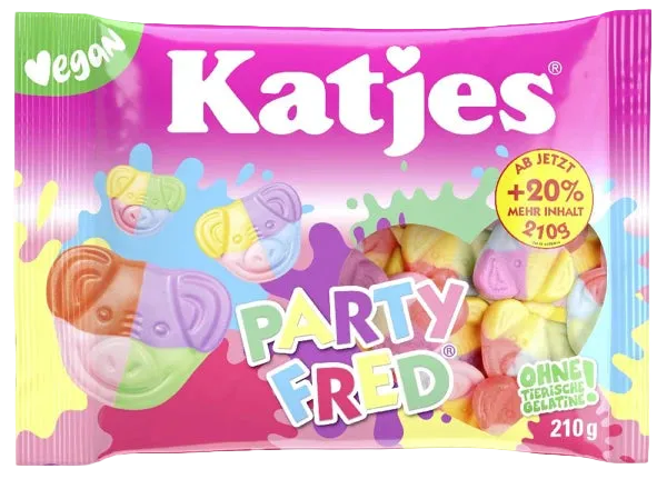 Katjes Party Fred, 210 g pose