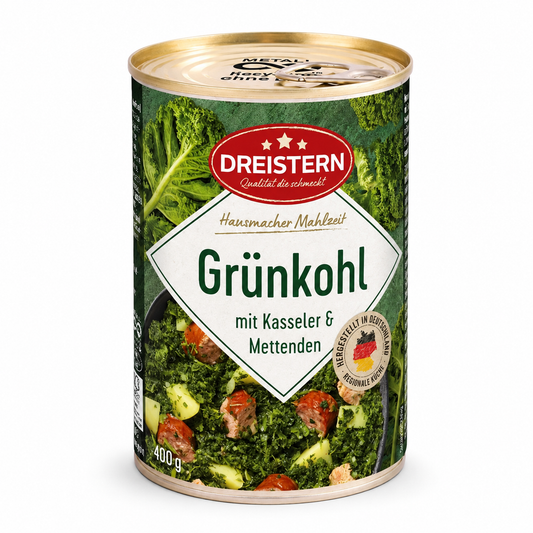Dreistern grønnkål med Kasseler og Mettenden 400g