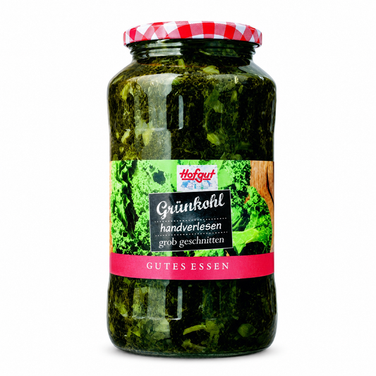 Hofgut grønnkål, revet – 720 ml glass