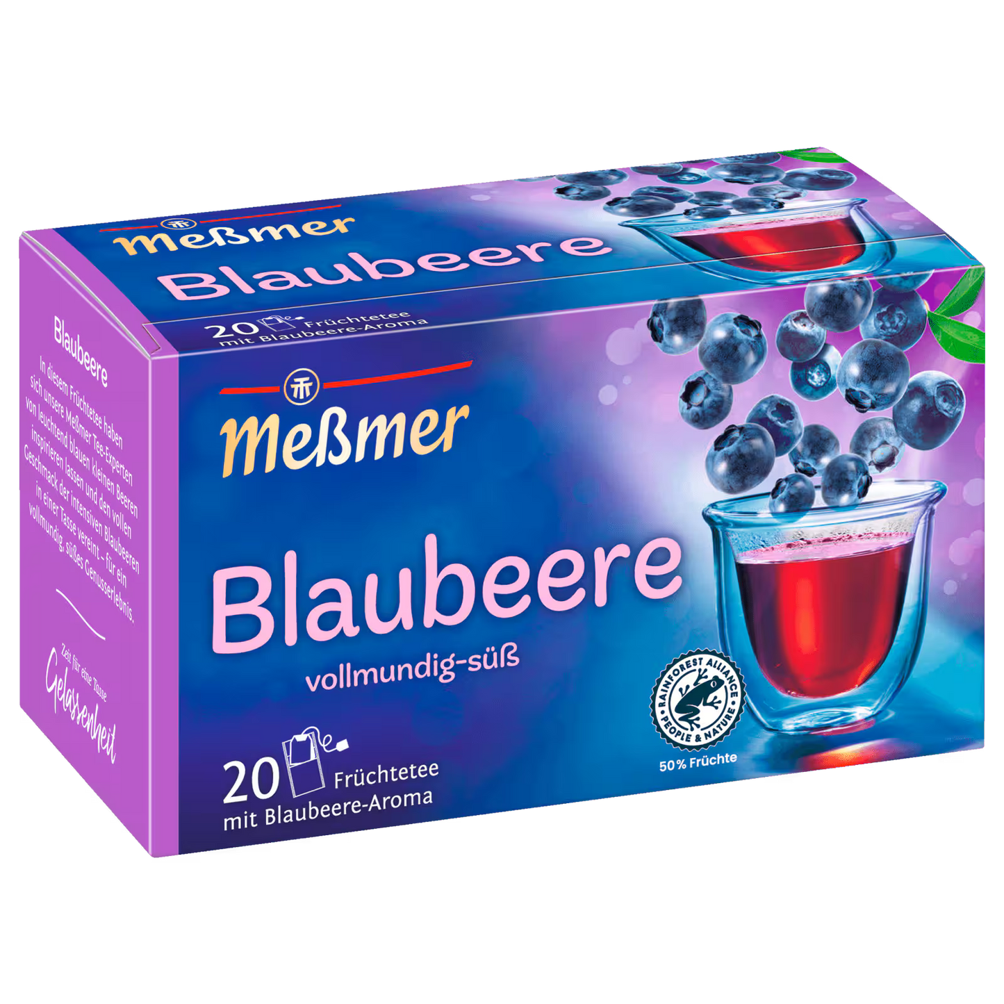 Meßmer Blåbær 45 g, 20 poser