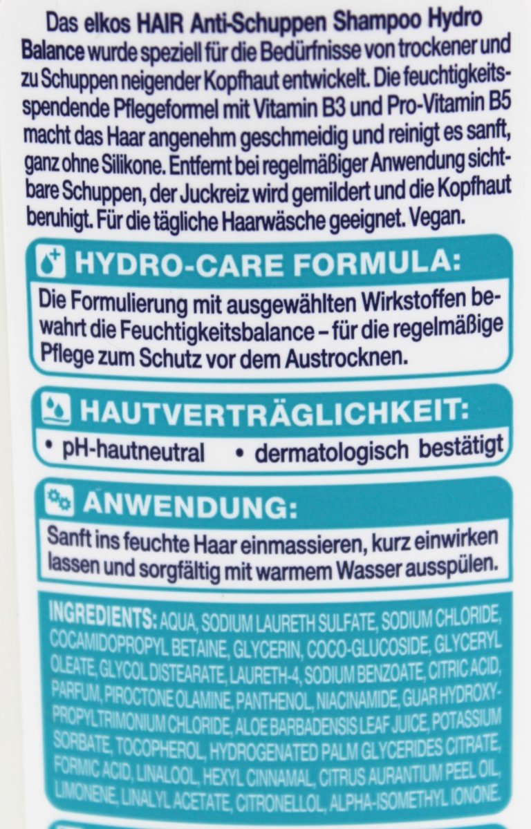 Anti - flass - sjampo Hydro 300 ml - DEALS - OF - NORWAY