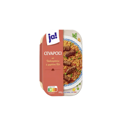 Cevapcici med balkan - grønnsaker og ris 300 g - NORMAE