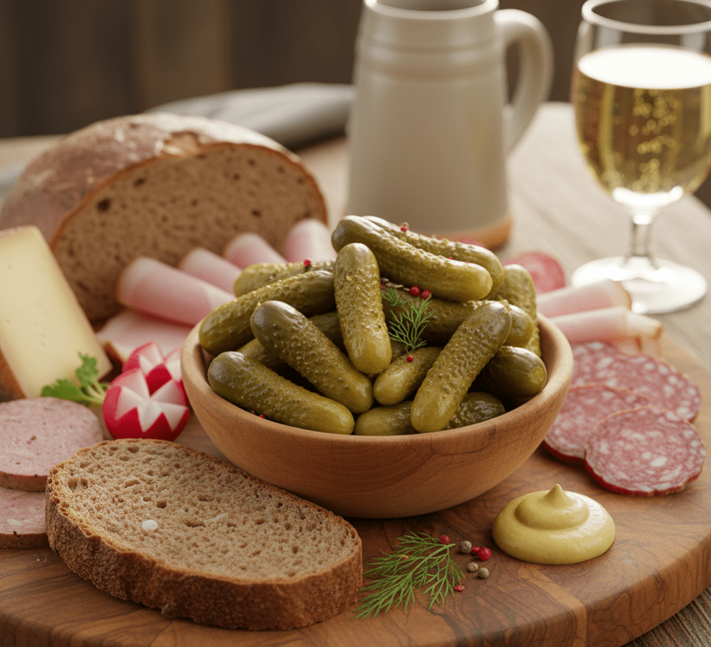 Cornichoner med urter, 190 g - NORMAE