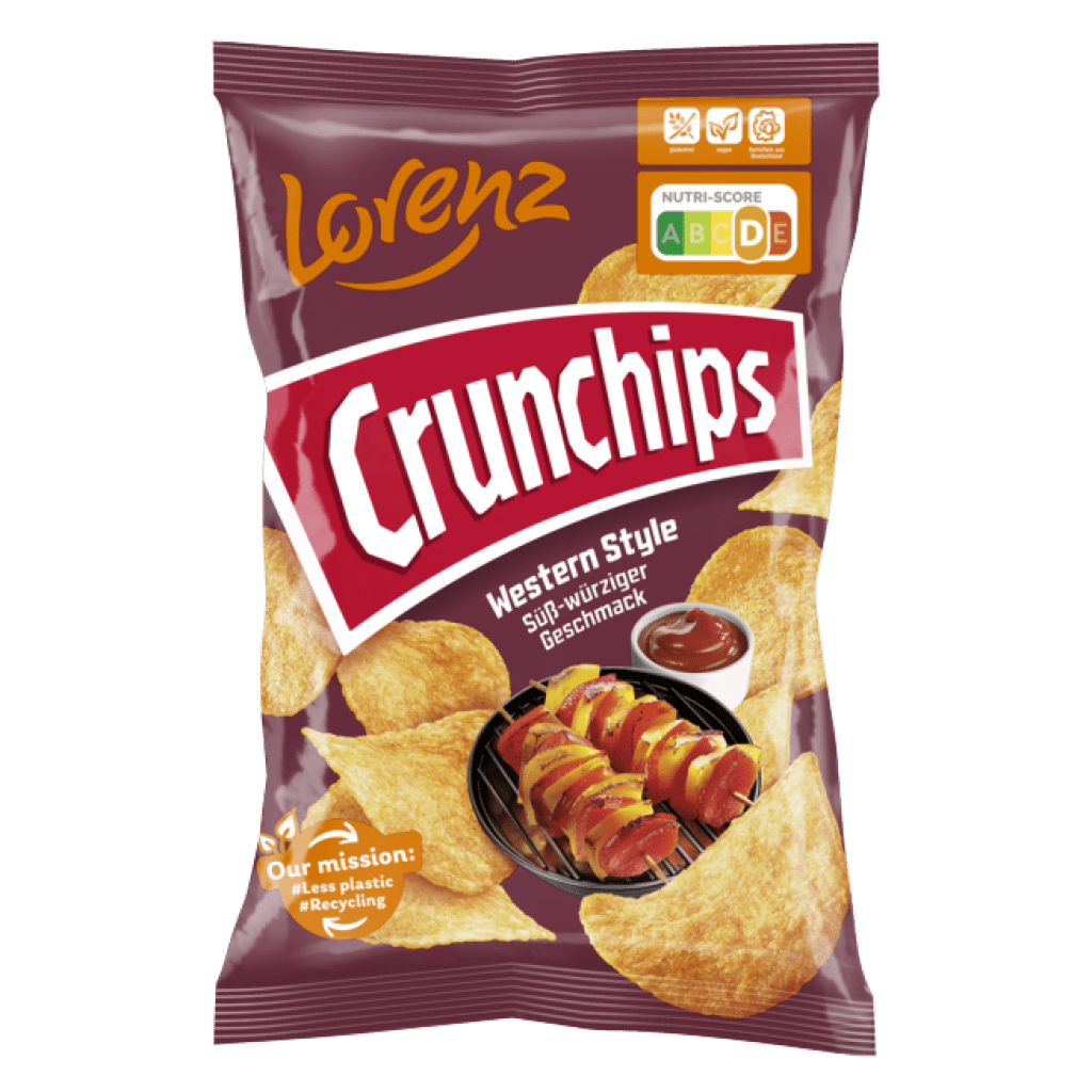 Crunchips i western-stil 150 g - DEALS-OF-NORWAY