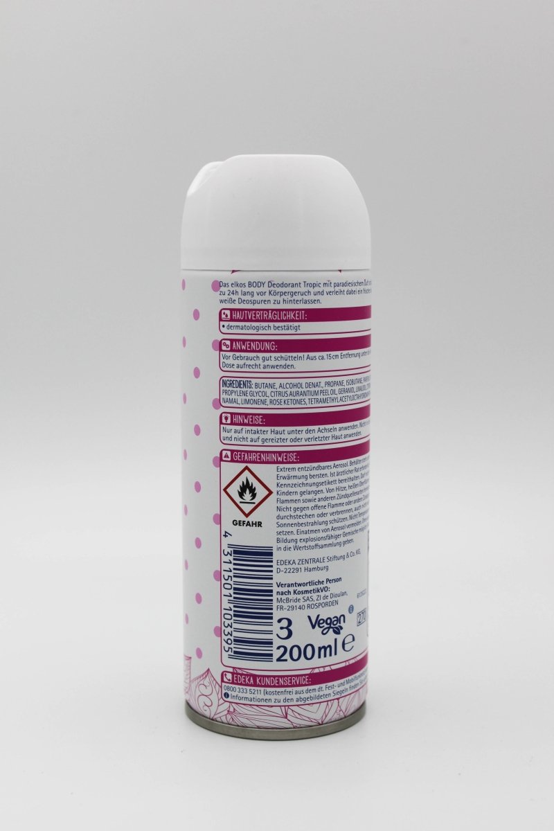Deospray for kvinner Tropic 200 ml - DEALS - OF - NORWAY