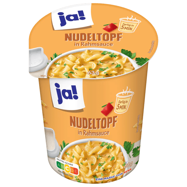 Ferdigrett med pasta i fløtesaus 63 g - NORMAE