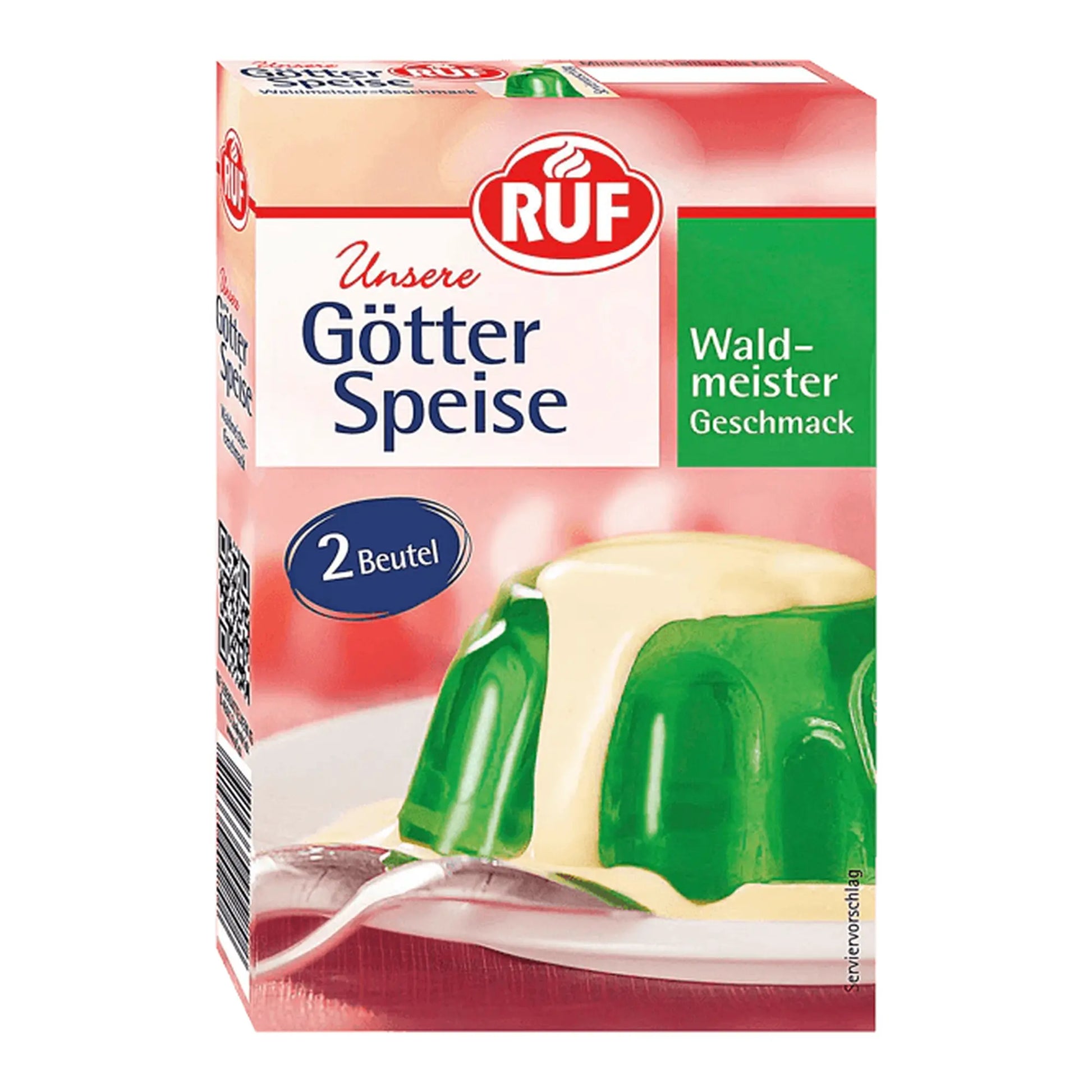 Götterspeise med skogsmynte, 2 x 12 g - DEALS-OF-NORWAY