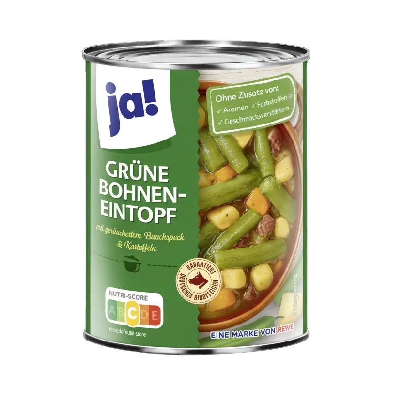 Grønne bønner i suppe 800 g - NORMAE