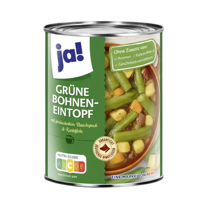 Grønne bønner i suppe 800 g - NORMAE