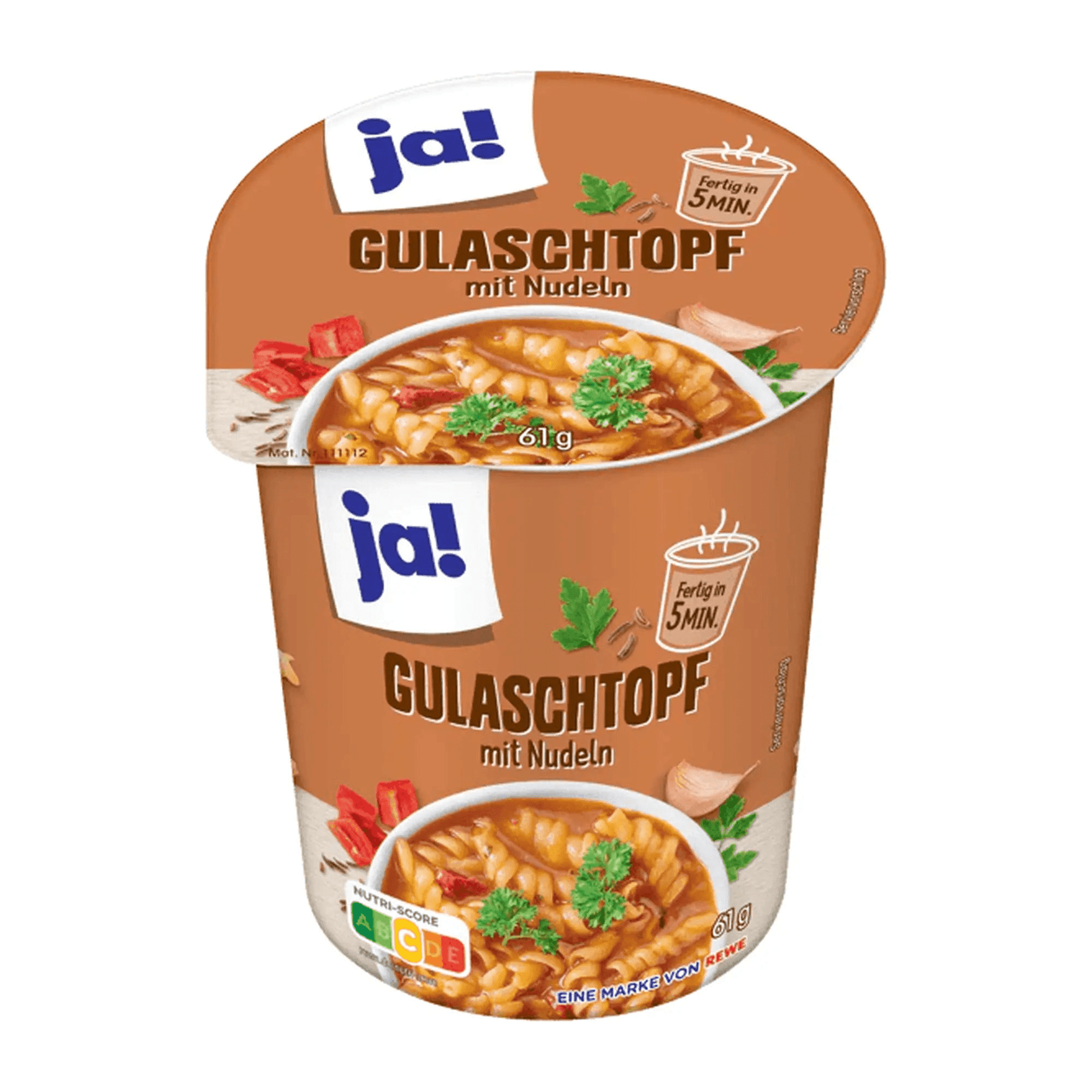 Gulaschgryte med nudler, 61 g kopp - DEALS-OF-NORWAY