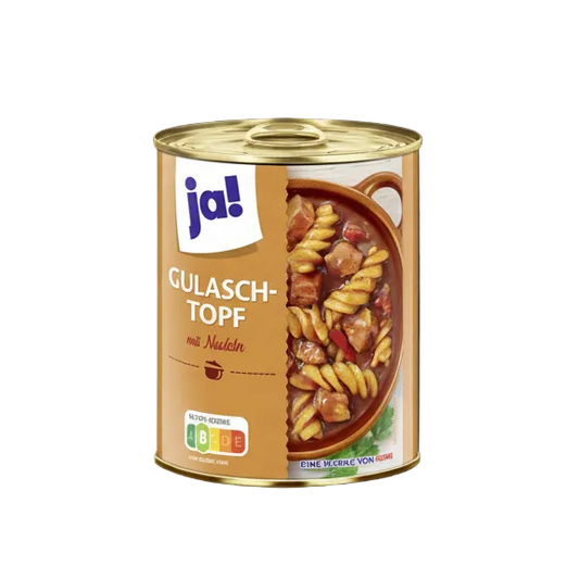 Gulaschgryte med nudler, 800 g boks - NORMAE