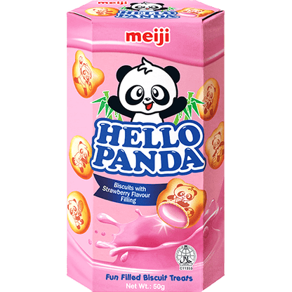 Hello Panda - kjeks med jordbærfyll - DEALS - OF - NORWAY