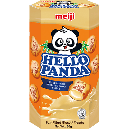 Hello Panda - kjeks med karamellfyll 50 g - DEALS - OF - NORWAY