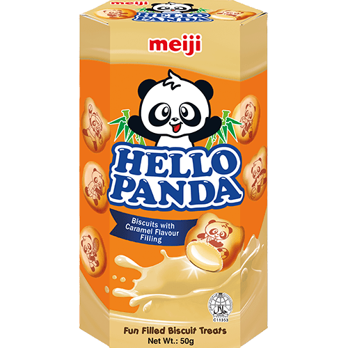 Hello Panda - kjeks med karamellfyll 50 g - DEALS - OF - NORWAY