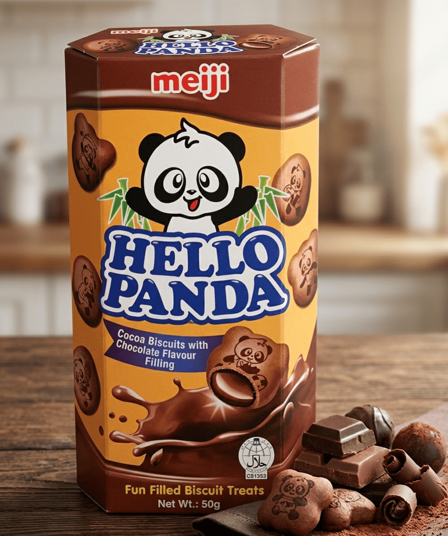 Hello Panda sjokoladekjeks med sjokoladefyll 50 g - DEALS - OF - NORWAY
