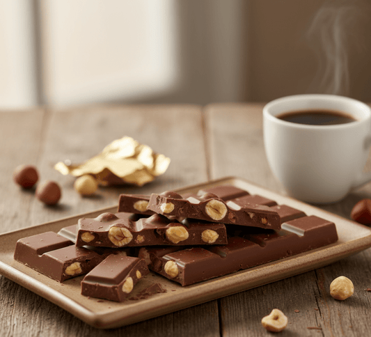 Helmelk - og hasselnøttsjokolade 100 g - NORMAE