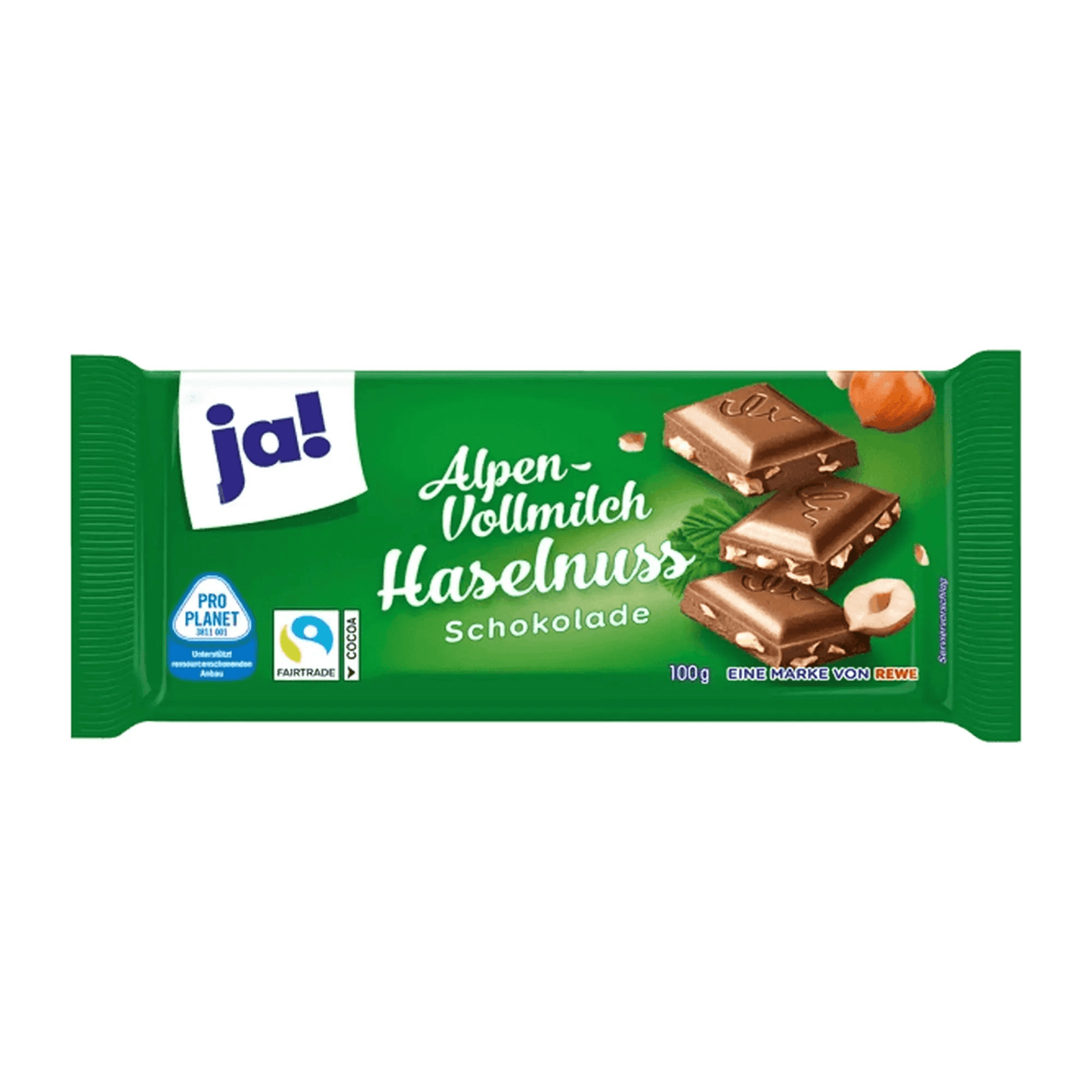 Helmelk- og hasselnøttsjokolade 100 g - DEALS-OF-NORWAY