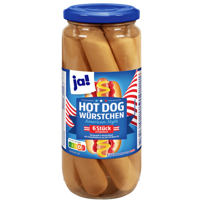 hotdogpølser, 550 g glass - NORMAE