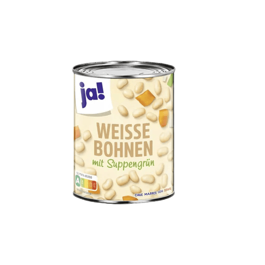 Hvite bønner med suppegrønnsaker, 800 g boks - DEALS-OF-NORWAY
