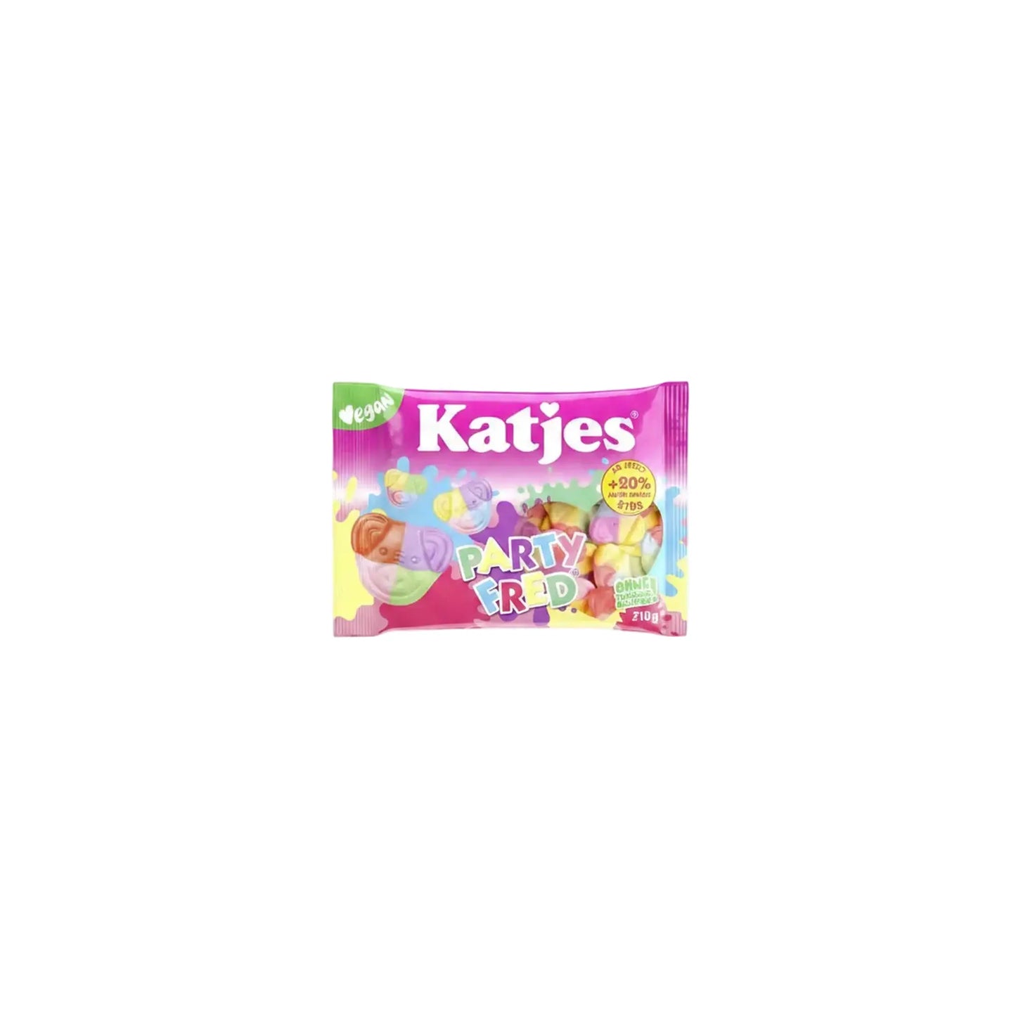 Katjes Party Fred, 210 g pose - DEALS-OF-NORWAY