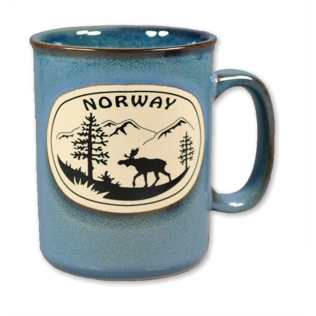 Keramisk krus elg, Blå - DEALS - OF - NORWAY