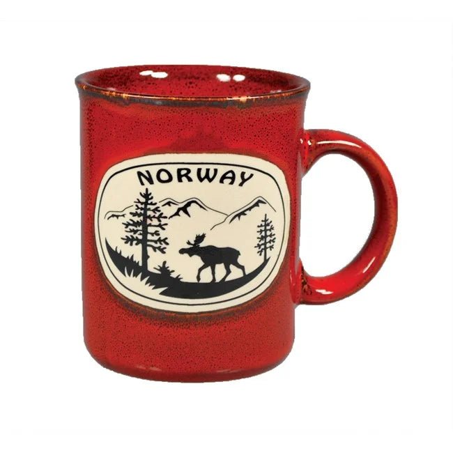 Keramisk krus elg, Rød - DEALS - OF - NORWAY