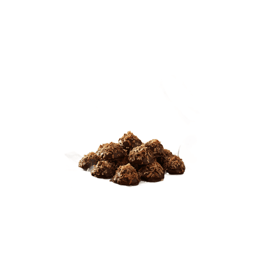 Kokosflak overtrukket med mørk sjokolade (20 %) - DEALS-OF-NORWAY