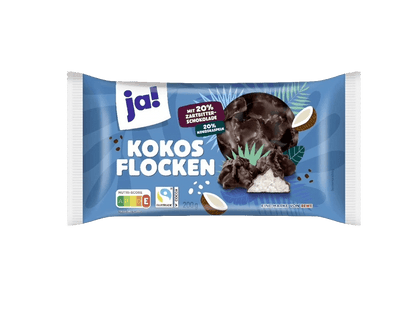 Kokosflak overtrukket med mørk sjokolade (20 %) - NORMAE