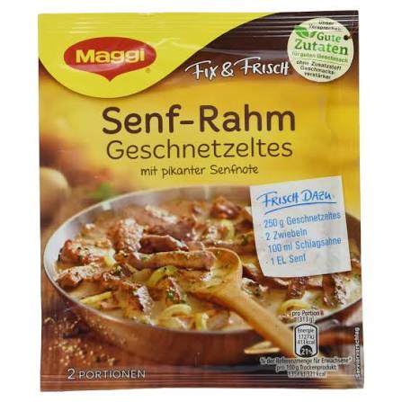 Maggi Fix Sennepskrem strimlet Kjøtt 29g - DEALS-OF-NORWAY