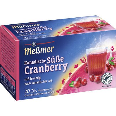 Meßmer kanadiske søte tranebær 20 stk 45 g - DEALS-OF-NORWAY