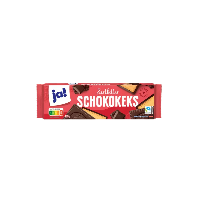 Mørk sjokoladekjeks 125 g - NORMAE